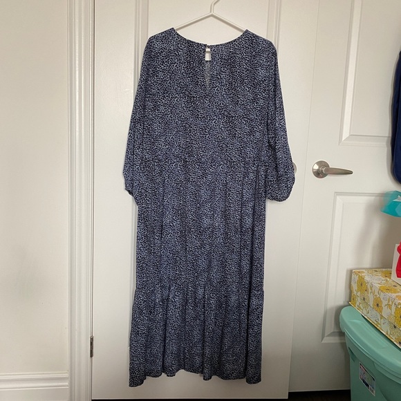 ASOS - New Look Tiered Smocked Midi Dress - Picture 9 of 16